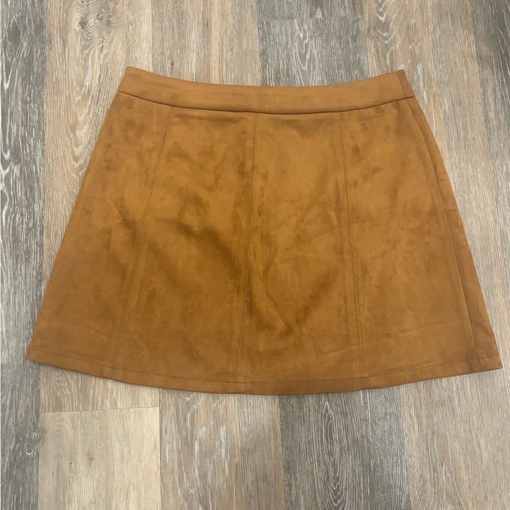 Velvet Mini Skirt